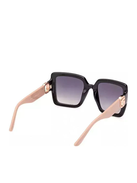 Guess Women's Sunglasses with Black Plastic Frame and Gray Gradient Lens gu00103 05w