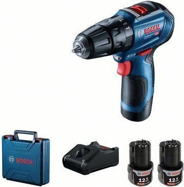 Bosch GSB 12V-30 Percussive Battery Brushless Drill Driver 12V 2x2Ah