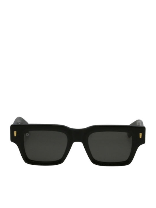 Kyme Sunglasses Μαύρα with Acetate Frame & Black Lens