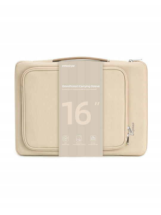 Innostyle Wasserdicht Tasche Fall für Laptop 16" in Beige Farbe S114SA-16