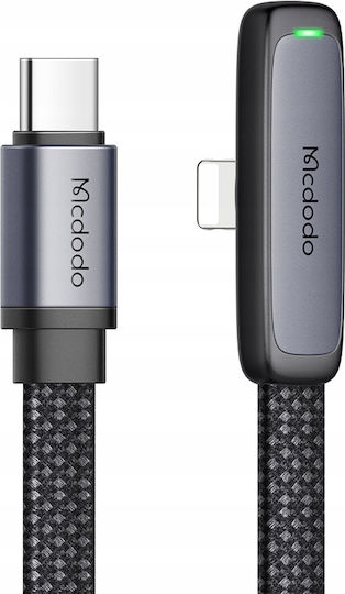 Mcdodo Flach USB-C zu Lightning Kabel 36W Schwarz 1m (CA-3350)