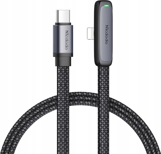 Mcdodo Flat USB-C to Lightning Cable 36W Μαύρο 2m (CA-3351)