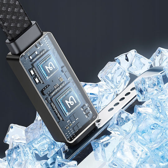Mcdodo LED USB-A la Cablu Lightning 36W Negru 1m (CA-4970)