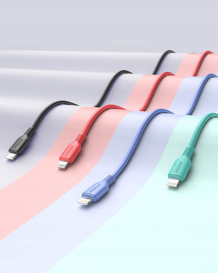 Innostyle Regular la Cablu Lightning Roșu 1m (ICL120tCRL)