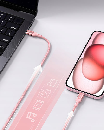 Samsung USB-C to Lightning Cable 60W Ροζ 2m (ICC150ALBP)