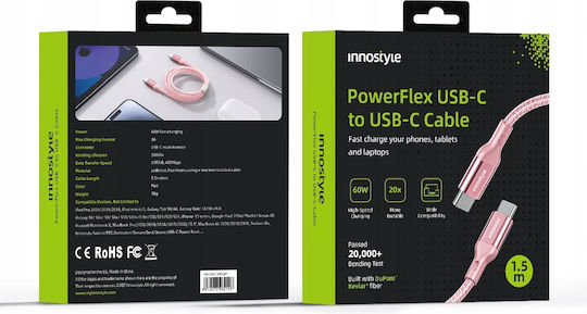 Samsung USB-C to Lightning Cable 60W Ροζ 2m (ICC150ALBP)
