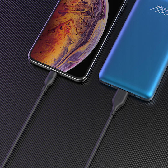 Innostyle USB-A to Lightning Cable Μαύρο 2m (IAL150tBLK)