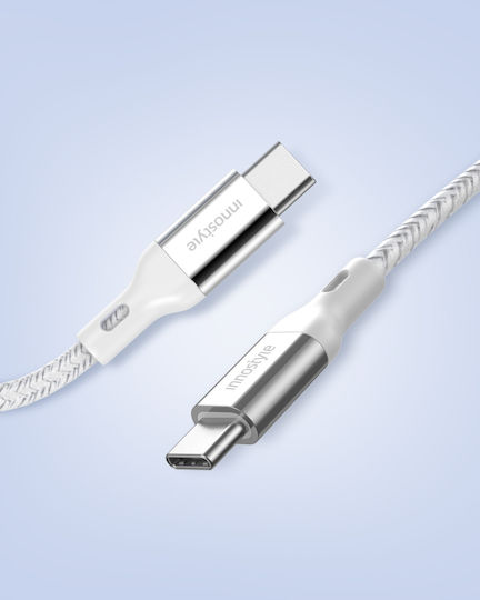 Samsung USB 2.0 Cable USB-C male - USB-C 60W Ασημί 2m ICC150ALSLV