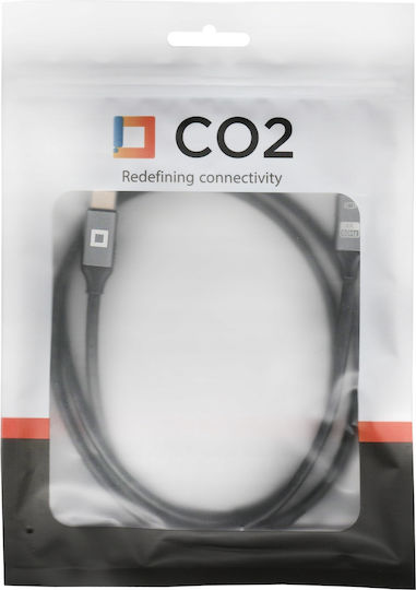 USB 2.0 Cable USB-C male - USB-C 240W Γκρι 1m CO2-0005