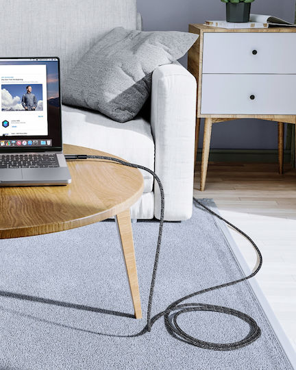 Innostyle USB 2.0 Cable USB-C male - USB-C 100W Μαύρο 2m ICC200ALBLK