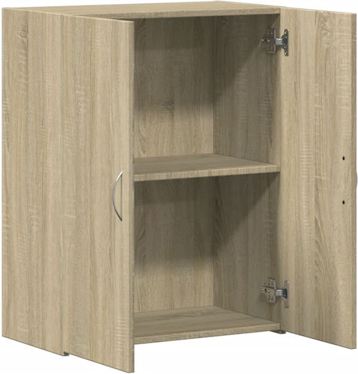 Дървен Офисен Шкаф Дъб 60x32x77.5см