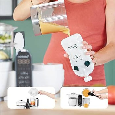 Babymoov Nutribaby Baby-Food-Dampfgarer Integrierter Mixer 2.2Es