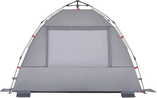 vidaXL Beach Tent for 2 People Gray