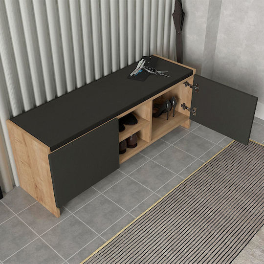 Дървен Обувна рафт Verly 110x33.2x43см