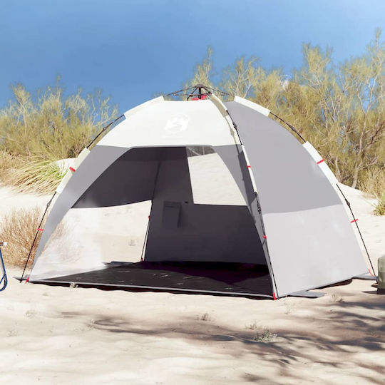 vidaXL Beach Tent for 2 People Gray