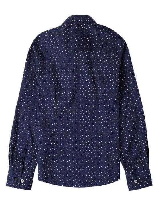 Kids Shirt Long Sleeve Blue