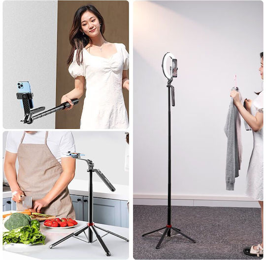 Ulanzi MA09 Selfie Stick Cell Phone Tripod Bluetooth Black
