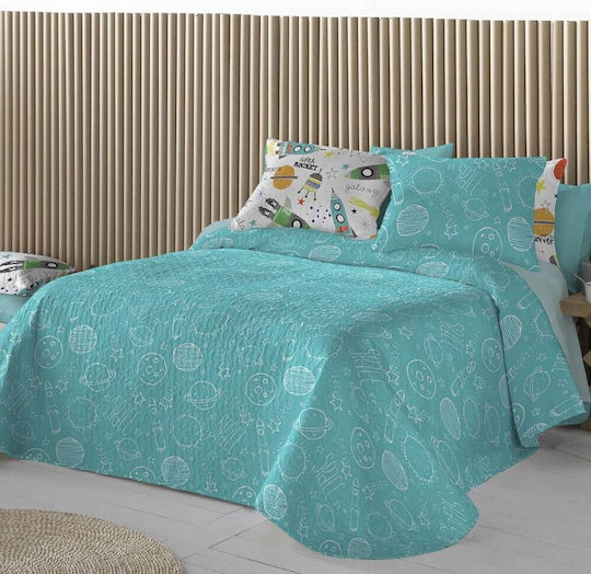 Linea Interiors Подредба Детско Одеяло с Калъфка за Възглавница Многоцветно 180x270см