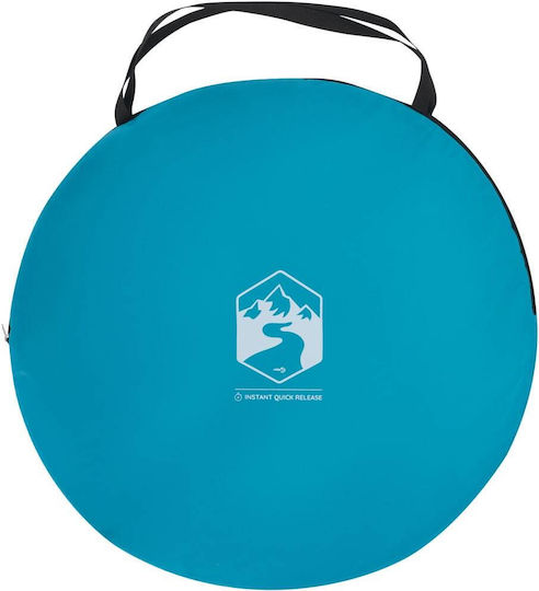 vidaXL Campingzelt Pop Up Blau für 1 Person