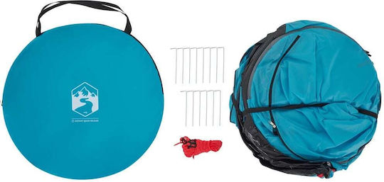 vidaXL Campingzelt Pop Up Blau für 1 Person