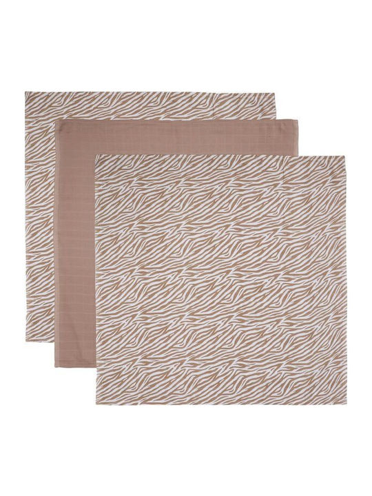 Tryco Muslin Burp Cloths in Pink Color