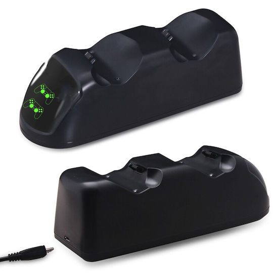Black Docking Station Zola 2 Ps4 Controllers 800mah 5v Dc