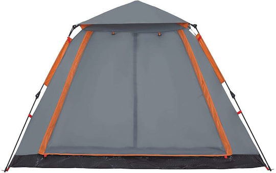 vidaXL Σκηνή Camping Γκρι για 5 Άτομα