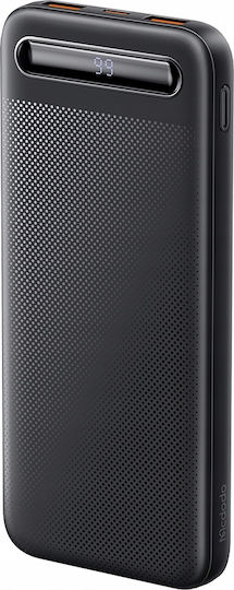 Mcdodo MC-4422 Power Bank 10000mAh 10W με 2 Θύρες USB-A Μαύρο