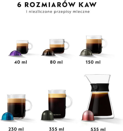 Sage Nespresso Creatista Vertuo Еспресо Машина За Капсули Vertuo С Налягане 19bar Сива