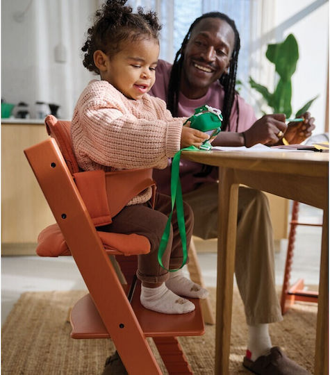 Stokke Κάλυμμα για Καρεκλάκι Φαγητού Tripp Trapp σε Πορτοκαλί Χρώμα