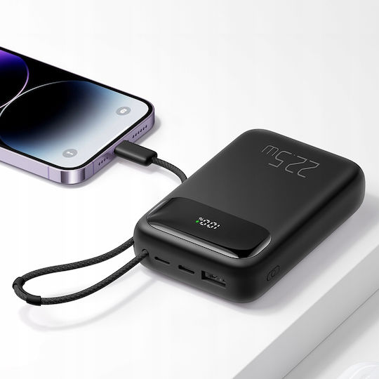 Mcdodo MC-3253 Power Bank 10000mAh 22.5W με Θύρα USB-A και Θύρα USB-C Μαύρο