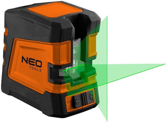 Neo Tools Αυτορυθμιζόμενο Γραμμικό Αλφάδι Laser Πράσινης Δέσμης με Εύρος Εργασίας 20m