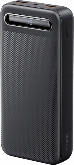 Mcdodo MC-4432 Power Bank 20000mAh 10W mit 2 USB-A Anschlüssen Schwarz