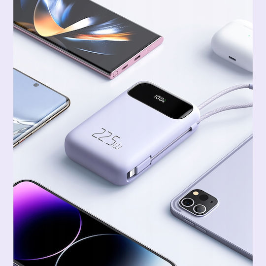 Mcdodo MC-3255 Baterie Externă 10000mAh 22.5W cu Port USB-A și Port USB-C Power Delivery Încărcare Rapidă Violet