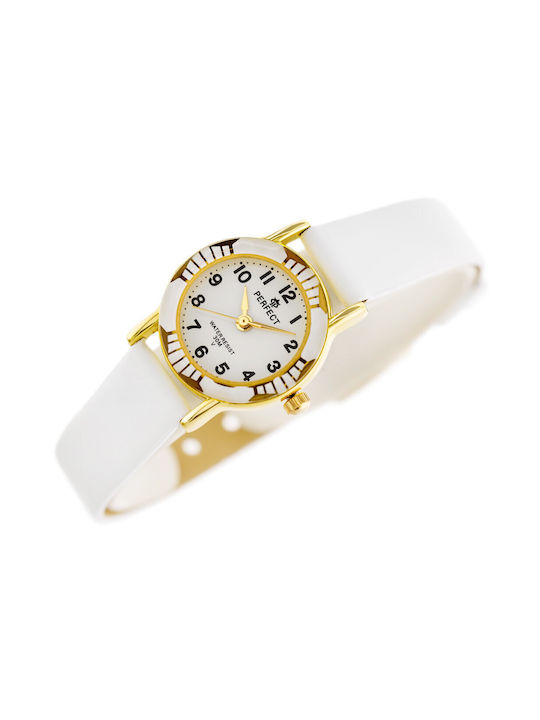 Perfect Communion Kids Analog Watch with Rubber/Plastic Strap White