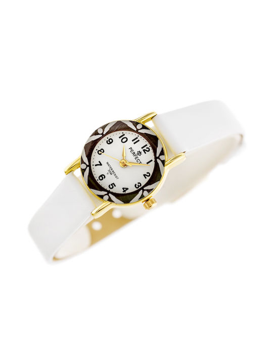 Perfect Communion Kids Analog Watch with Rubber/Plastic Strap White