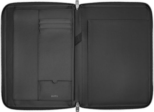 Boss Ντοσιέ Συνεδρίου για Χαρτί A4 Μαύρο Folder