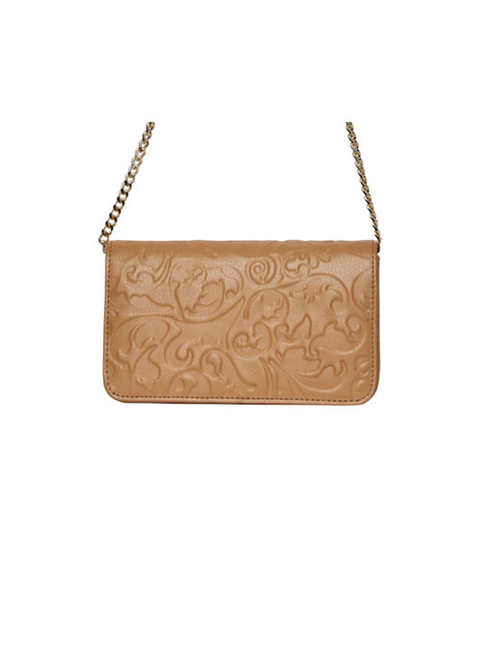 Elena Athanasiou Paisley Baguette Leather Women's Bag Hand Brown