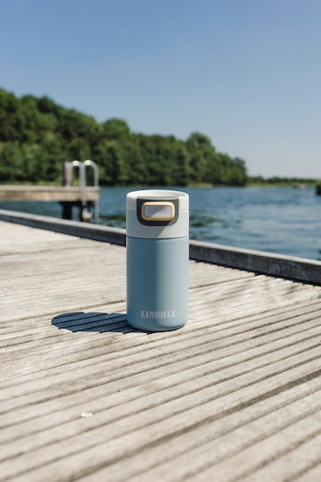 Kambukka Etna Ποτήρι Θερμός Ανοξείδωτο 300ml Light Blue