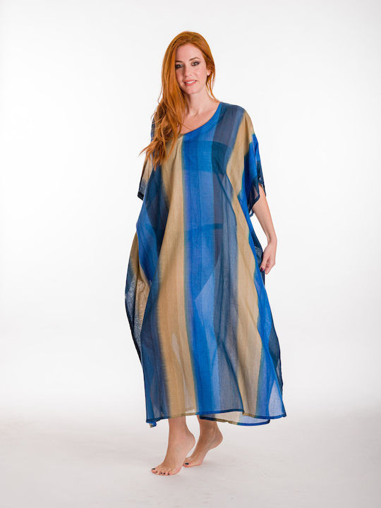 Rima Beachwear Women's Caftan Beachwear Blue