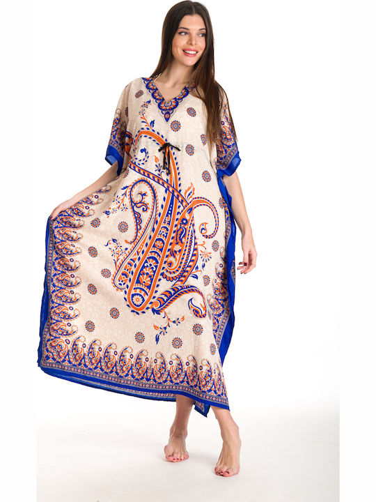 Rima Beachwear Women's Caftan Beachwear Blue
