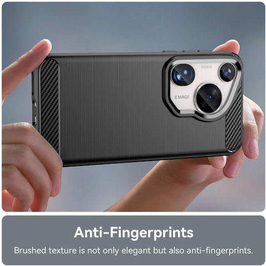 Huawei Back Cover Σιλικόνης Μαύρο (Huawei Pura 70 Ultra)