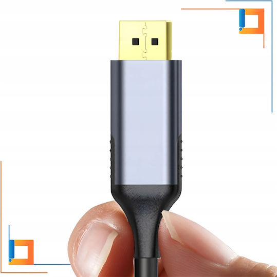 DisplayPort Männlich Zu Mini-DisplayPort Weiblich Grau 1 Stück