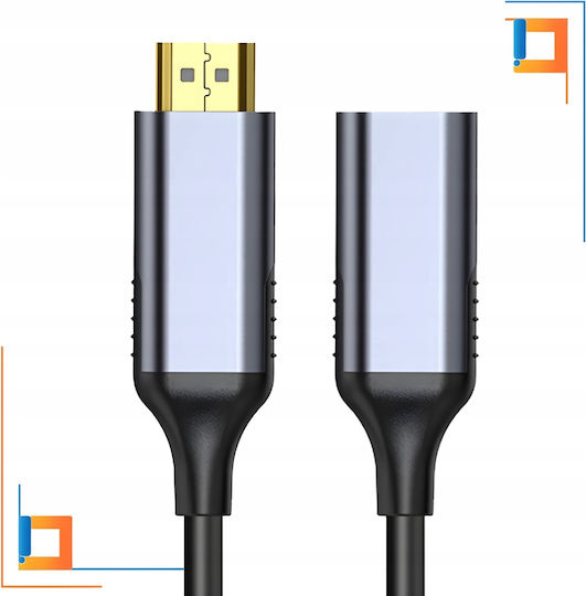 HDMI Männlich zu VGA Weiblich Konverter Grau 1Stück CO2-0059