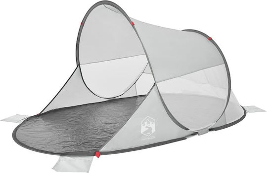 vidaXL Pop Up Beach Tent for 2 People Grey