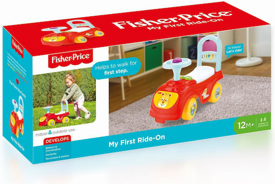 Fisher Price My First Funny Car Αυτοκινητάκι Ride On για 12+ μηνών Πολύχρωμο