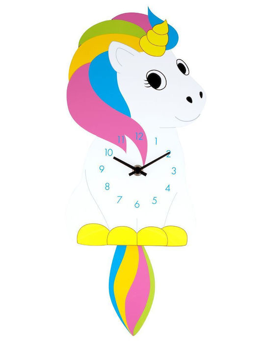 Pylones Kids Wooden Wall Clock