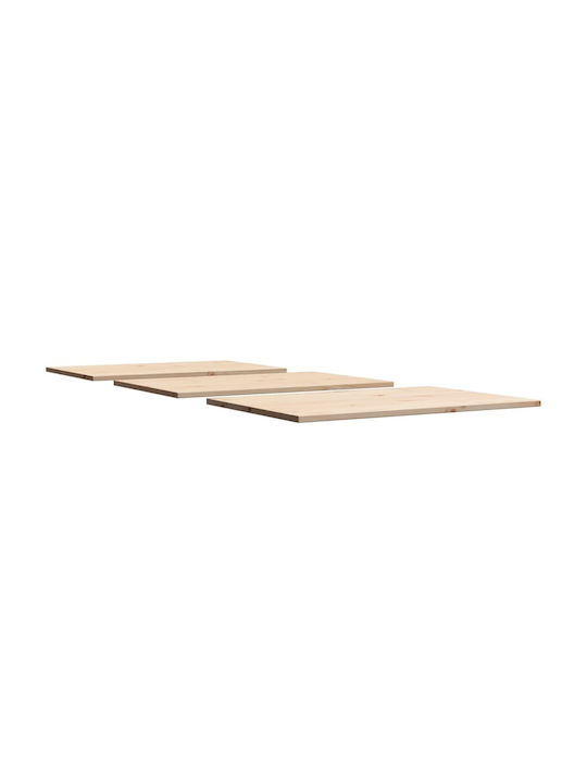 vidaXL Rectangular Table Surface made of Solid Wood Masif Pine 80x53x1.7cm 847420 3pcs