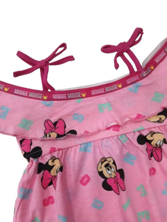 Minnie Kinderkleid Ärmellos Rosa
