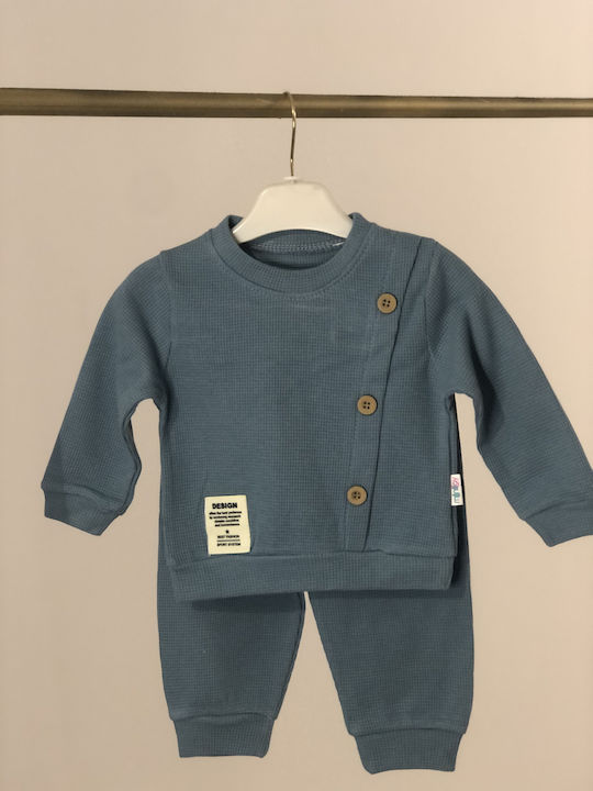 Kardelya Baby Kinder Sweatpants Set - Jogginganzug Petrol 2Stück